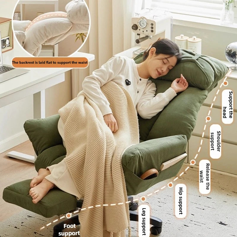 Comfortable Long-seat Sofa Chairs, Beanbag Chairs, Gaming Chairs, Bedroom Desk Stool, Soft and Comfortable
