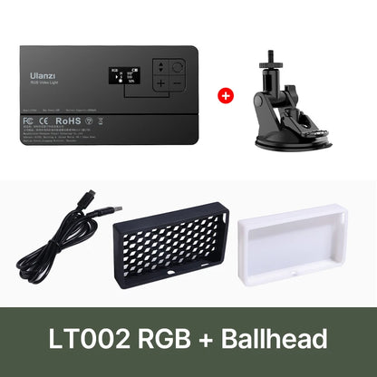 Ulanzi LT002 | Luz de Relleno LED RGB de 7” con Panel Full Color 2500K-8500K CRI 95+