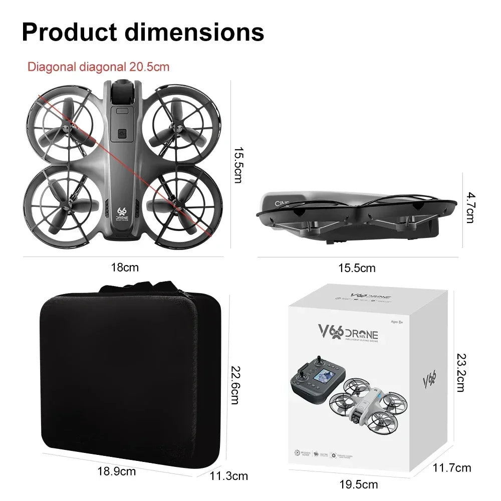 Xiaomi Mijia V666 Mini 5G Drone WiFi Professional Aerial 8k Dual Camera Intelligent obstacle avoidance Brushless Quadcopter Toy