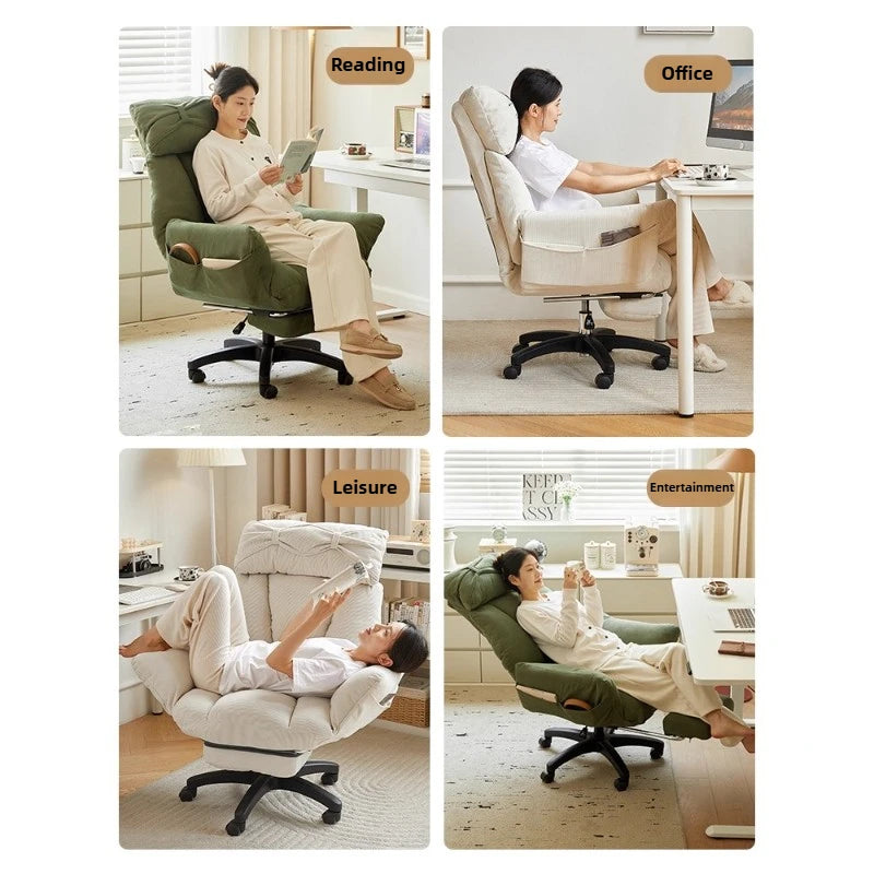 Comfortable Long-seat Sofa Chairs, Beanbag Chairs, Gaming Chairs, Bedroom Desk Stool, Soft and Comfortable