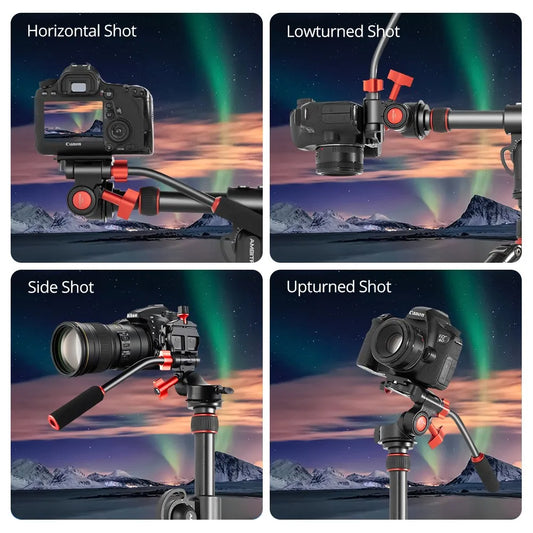 AMBITFUL GM104 Aluminium alloy tripod extenged crossbar ledgth 48-106cm adjuatbale for sony Canon Fuji nikon and mobile phone