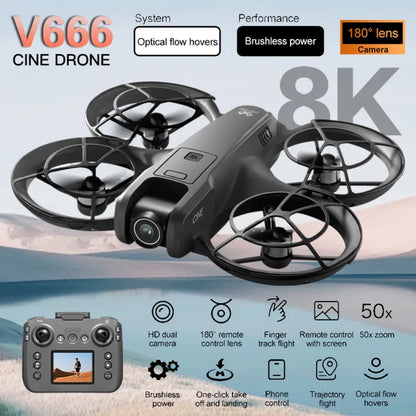 Xiaomi Mijia V666 Mini 5G Drone WiFi Professional Aerial 8k Dual Camera Intelligent obstacle avoidance Brushless Quadcopter Toy