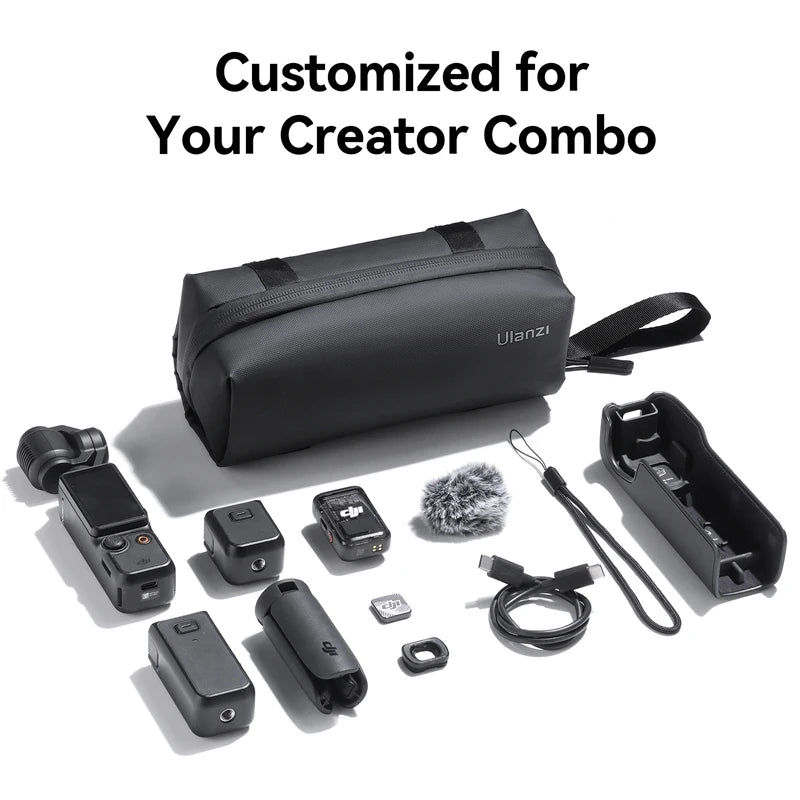Ulanzi PK-04 | Bolso de Transporte Impermeable para DJI Osmo Pocket 3 Creator Combo