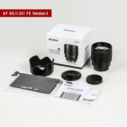 Viltrox 85mm f/1.8 II | Lente Teleobjetivo de Retrato con Autofoco para Sony E, Fujifilm X y Nikon Z Full Frame