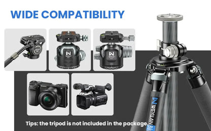 WEYLLAN TZ8 | Brazo Extensor Universal de Trípode en Fibra de Carbono 2 en 1, Columna Central y Brazo Horizontal 40cmWEYLLAN Universal Tripod Extension Arm Carbon Fiber Detachable Extender Horizontal Centre Column for Tripod 40cm Pole Arm Rod