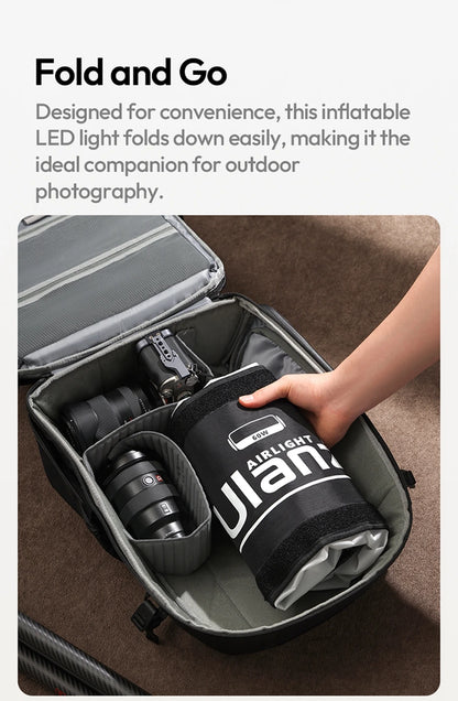 Ulanzi AL60/AL120 | Luz LED Inflable Portátil Bi-Color 2700K-6500K con Control por APP y Asa de Transporte