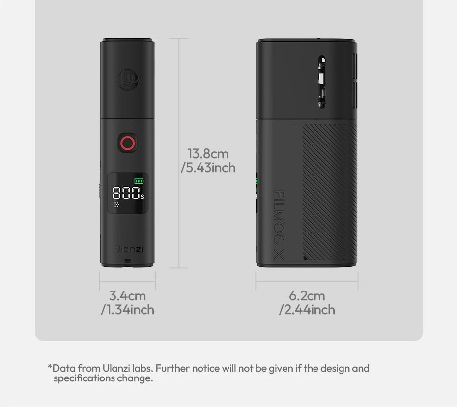 Ulanzi FM02 | Máquina de Humo Portátil Recargable con 3 Modos de Niebla para Fotografía y Video