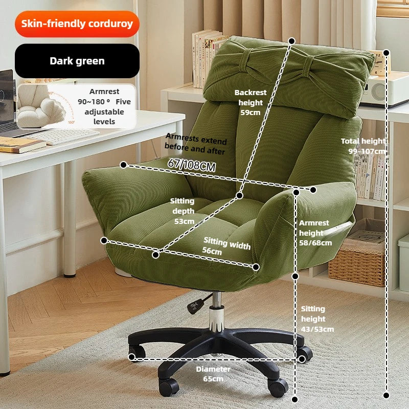 Comfortable Long-seat Sofa Chairs, Beanbag Chairs, Gaming Chairs, Bedroom Desk Stool, Soft and Comfortable