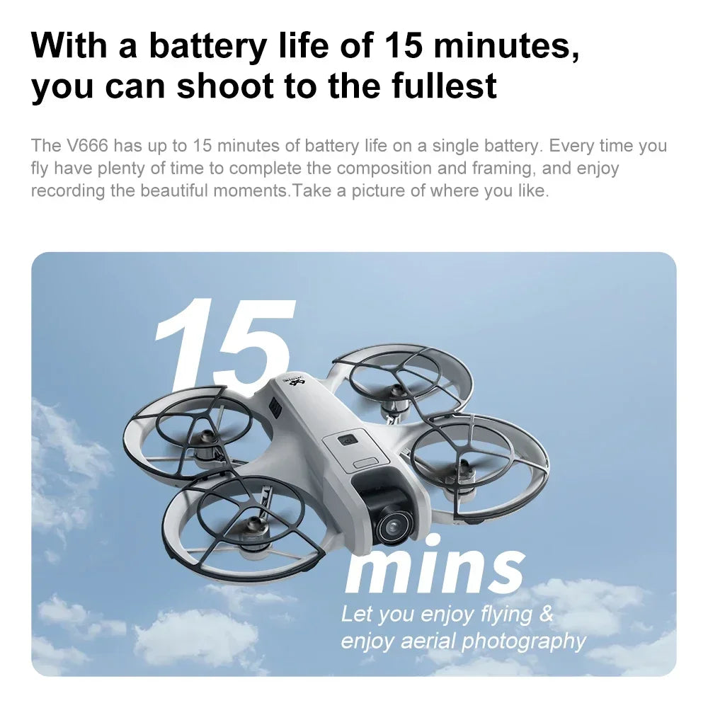 Xiaomi Mijia V666 Mini 5G Drone WiFi Professional Aerial 8k Dual Camera Intelligent obstacle avoidance Brushless Quadcopter Toy