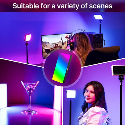 Ulanzi LT002 | Luz de Relleno LED RGB de 7” con Panel Full Color 2500K-8500K CRI 95+