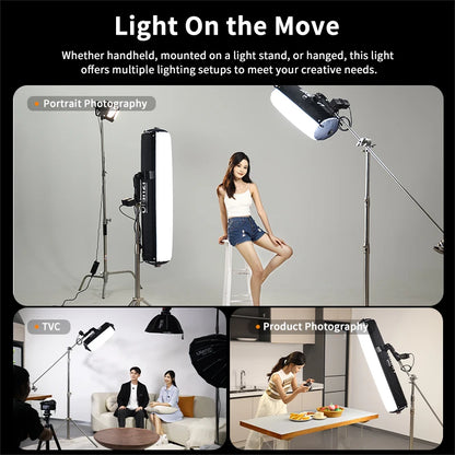 Ulanzi AL60 (60W) / AL120 (120W) | Luz LED Inflable Portátil Bi-Color 2700K-6500K con APP y Montura Multifuncional