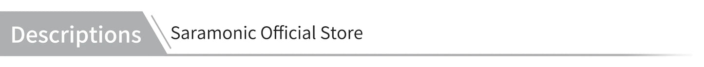 Saramonic Air Wireless Lavalier Microphone Noise Cancelling Lapel Mic for iPhone 15/16 Android Smartphone Camera Vlog Youtube
